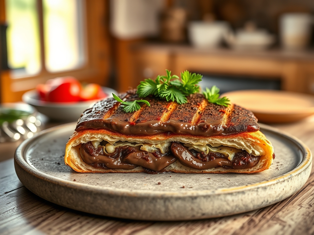 Nutella Brot Quadrat