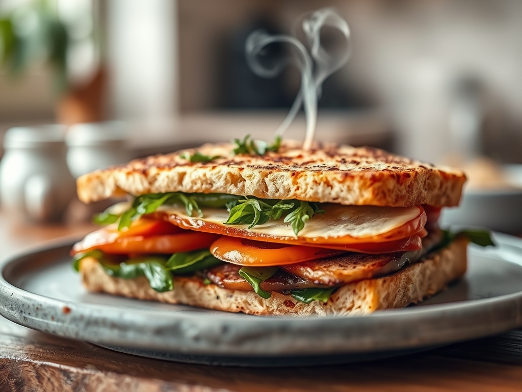 Veggie Sandwich eckig