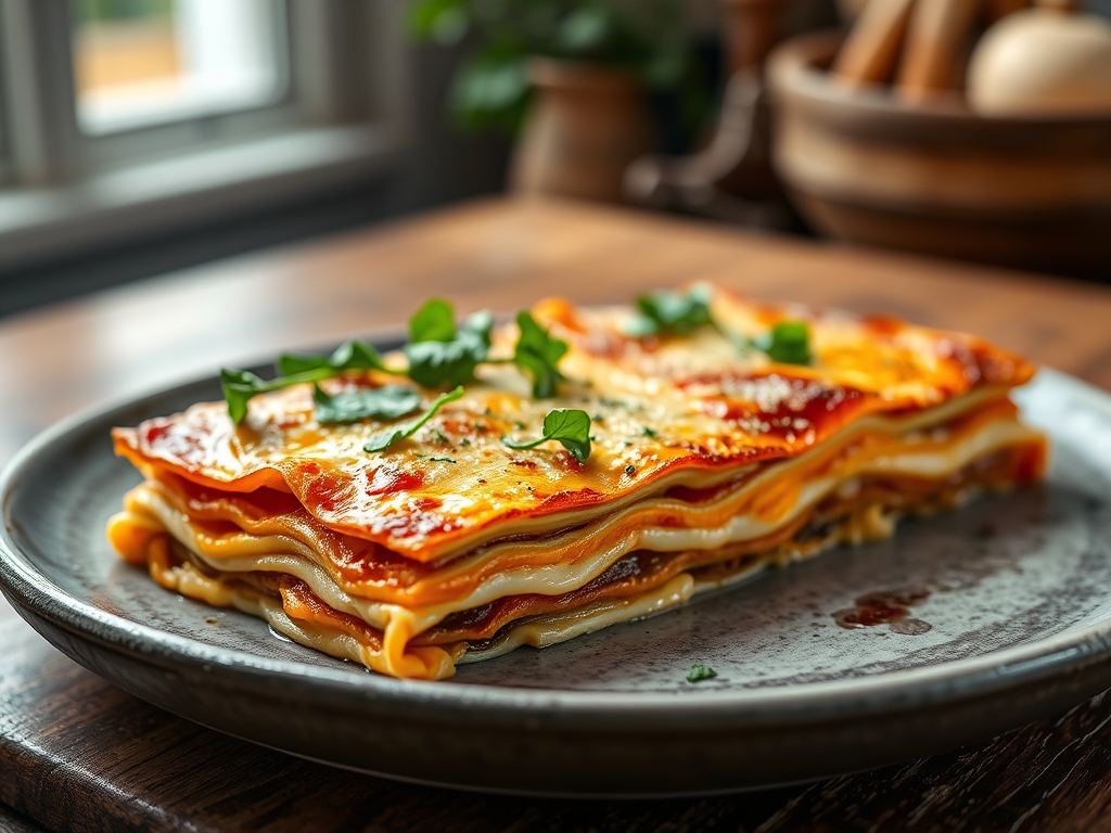 Lasagne Platten Quadratisch