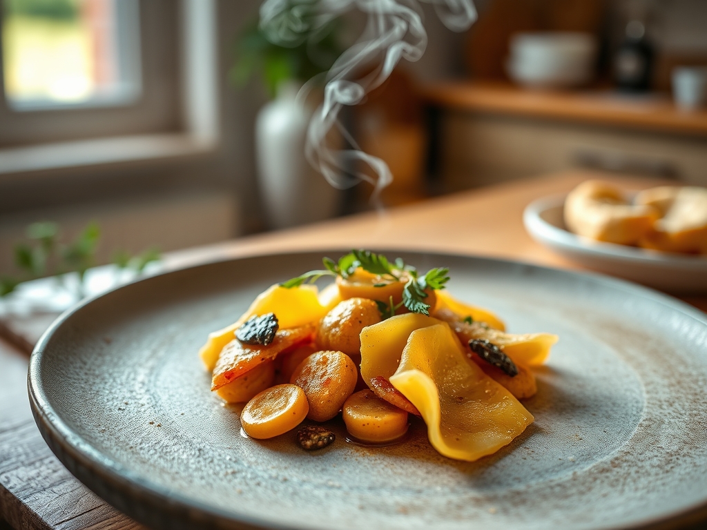 Tortellini eckig Kaese